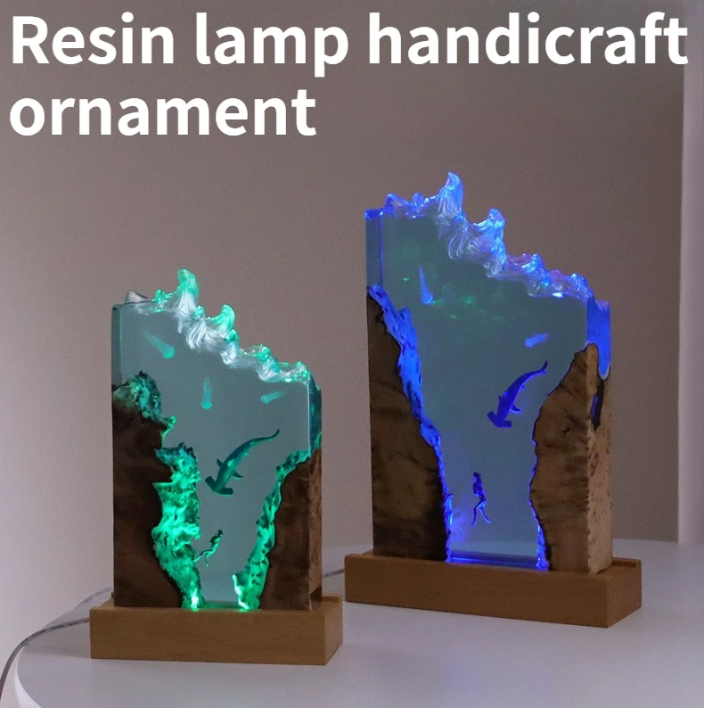 

Creative Ocean People and Natural Micro Landscape Ornaments Handmade Epoxy Resin Crafts Gifts