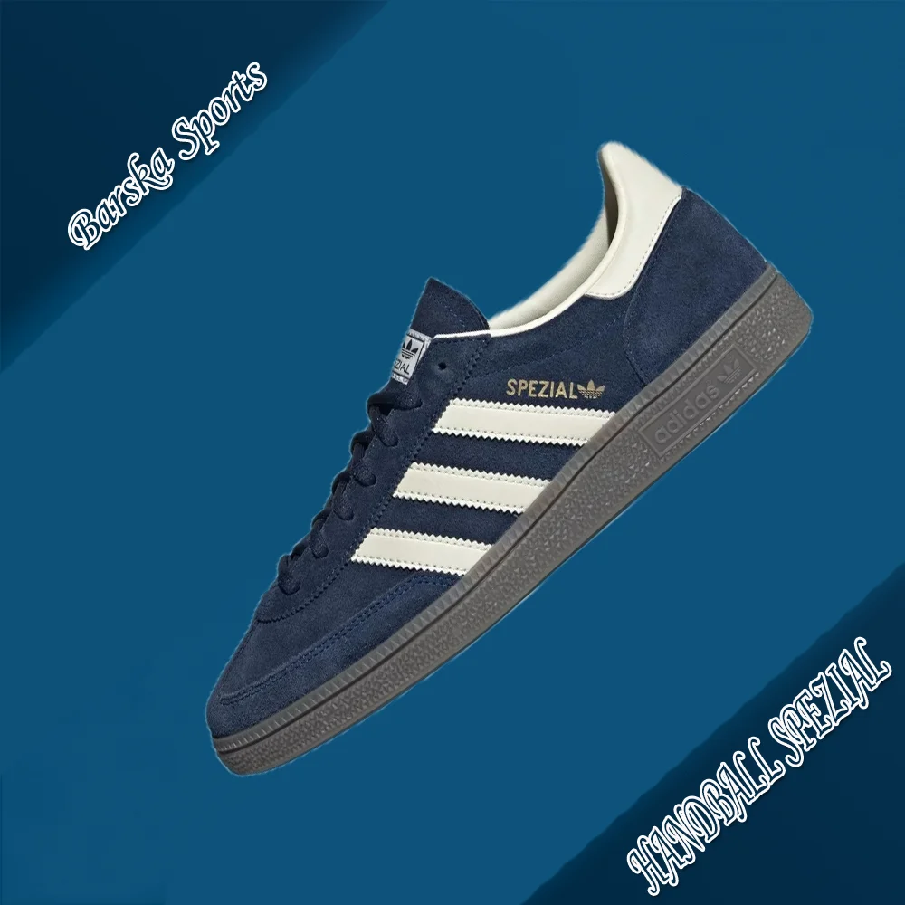 Adidas nuevo HANDBALL SPEZIAL LOW zapatos de tabla para hombres y mujeres zapatillas clásicas Retro zapatillas casuales de moda azul oscuro