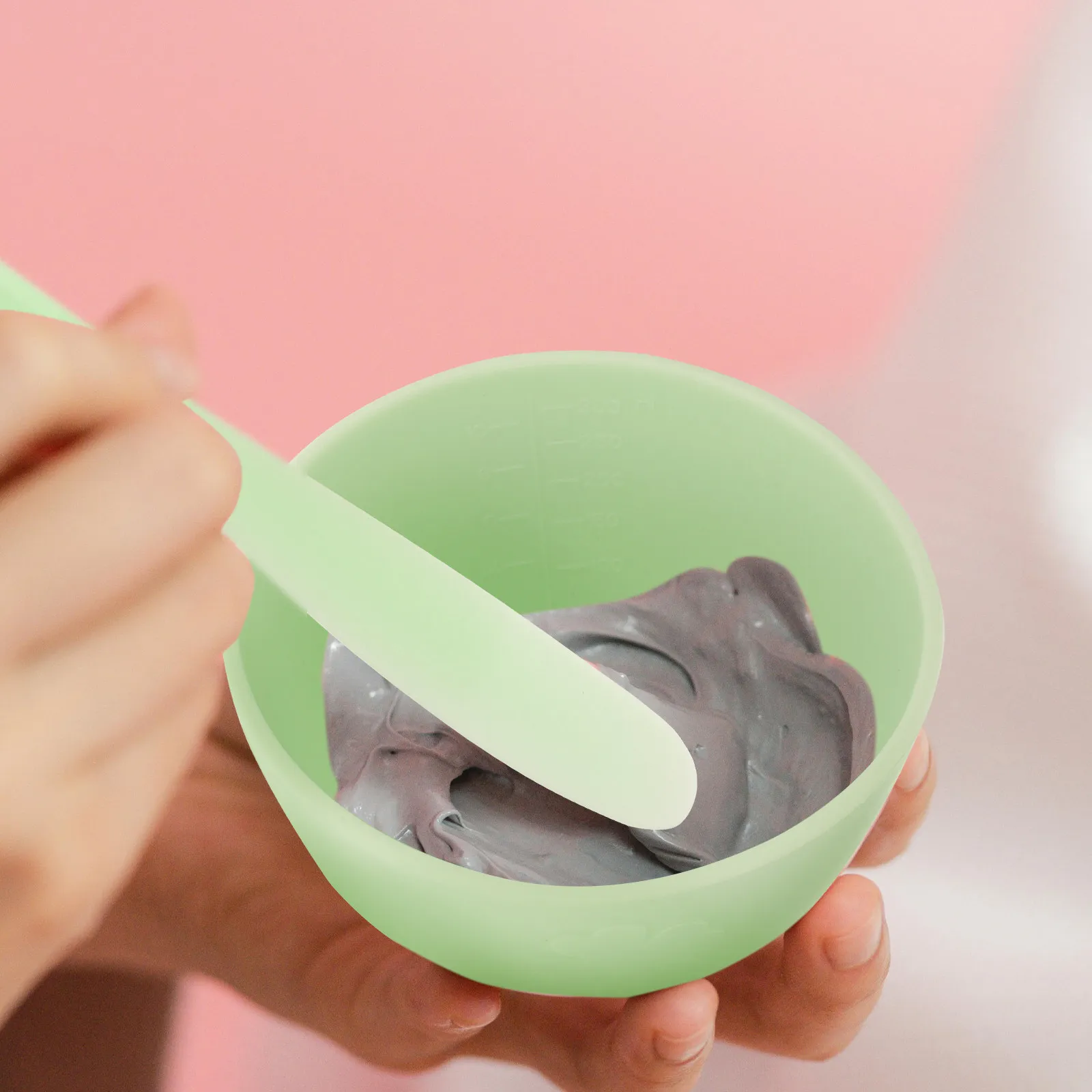 1Set Facial Mask Bowl Stick Set Smooth Surface DIY Mask Mixing Tool Portable Beauty Salon Supplies Beauty Mixing Bowl