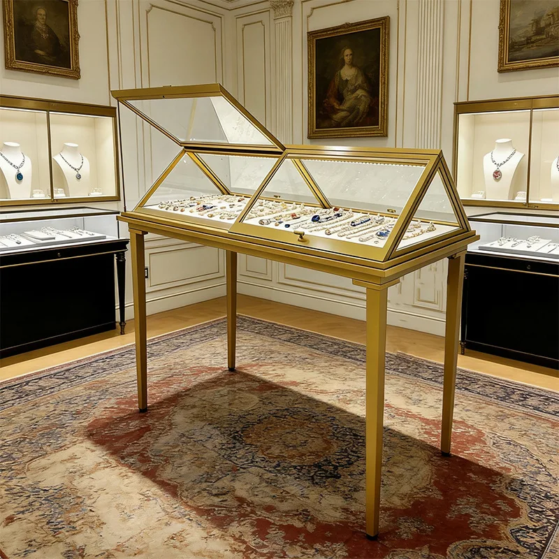 

Product Display Container Mall Nakajima Gold Jewelry Sample Showcase