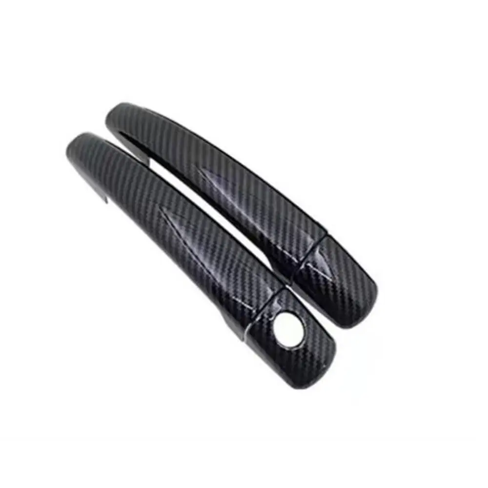 BBQ@FUKA For 2011 2012 2013 2014 2015 2016 Scion tC Hatchback Door Handle Cover Shell Trims Carbon Fiber ABS Car Styling Sticker