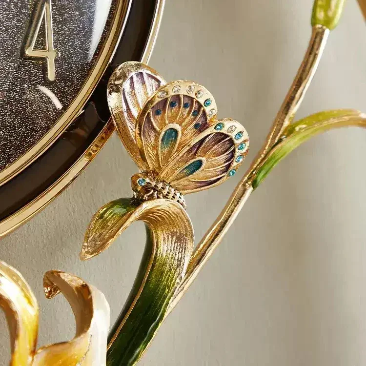 

Popular produ Luxury Living Room Home Clock Nordic Style New Chinese Modern Art Silent Quartz Wall Clock Modern Style Decoration