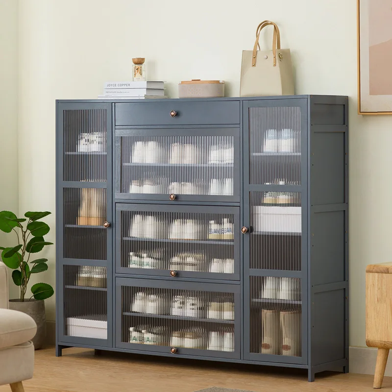 

Dust-proof shoe cabinet with door, simple and modern outside the door of the home, the new 2023 popular entrance Nanzhu shoe