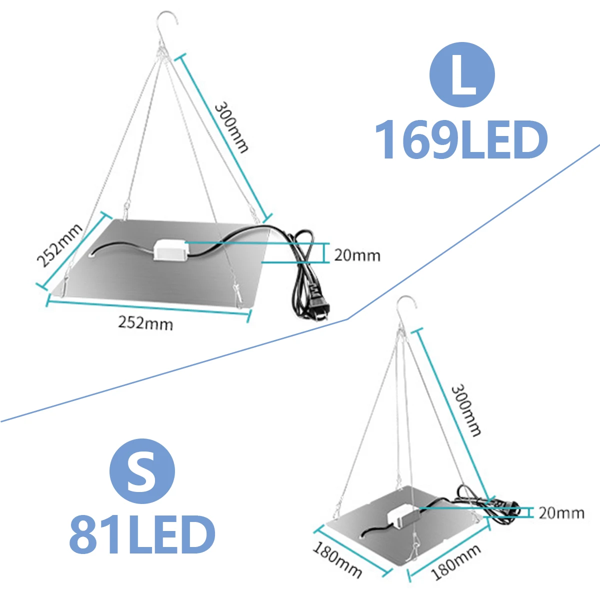 LED 식물 성장 조명, 전체 스펙트럼 수경 재배 램프, 식물 야채 꽃, 실내 휴대용 패널, 식물 랜턴