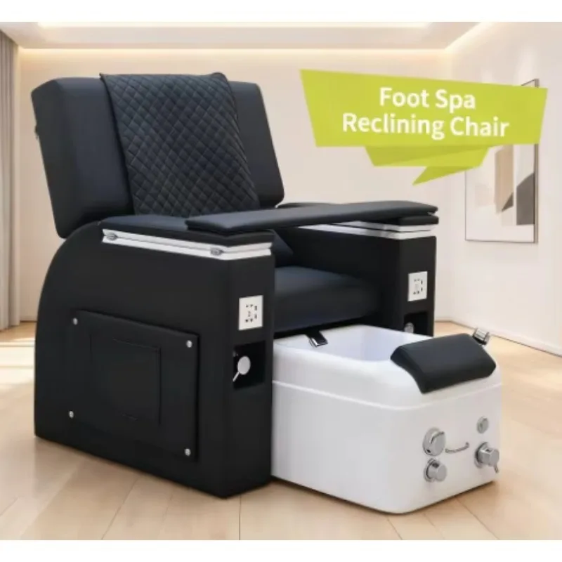 Multifunctional Electric Massage Foot Spa Wholesale Nail Salon Furniture Electric Reclining Massage Foot Care Chair Beauty Salon