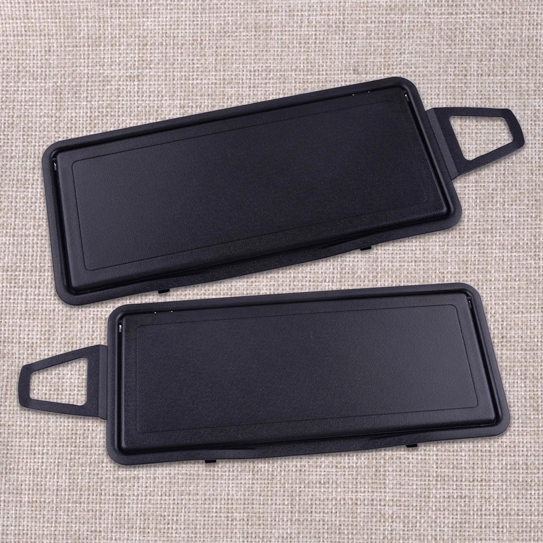 

A2208100110 A2208100210 1 Pair Sun Visor Shade Cover Frame Black Plastic Fit for Mercedes-Benz S-Class W220 1998-2005