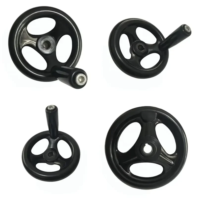 for Three Spoke Handwheel  Grinding Milling Lathe Machine Tool Accessories with Rotating Handle