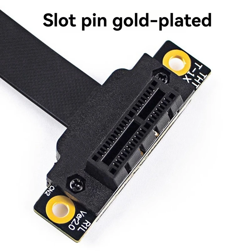 PCI-E 1X Extender Adapter PCI-Express 3.0 1X Male To Female Riser Cable PCIE 1X Extension Cable 90 Degree 15Cm