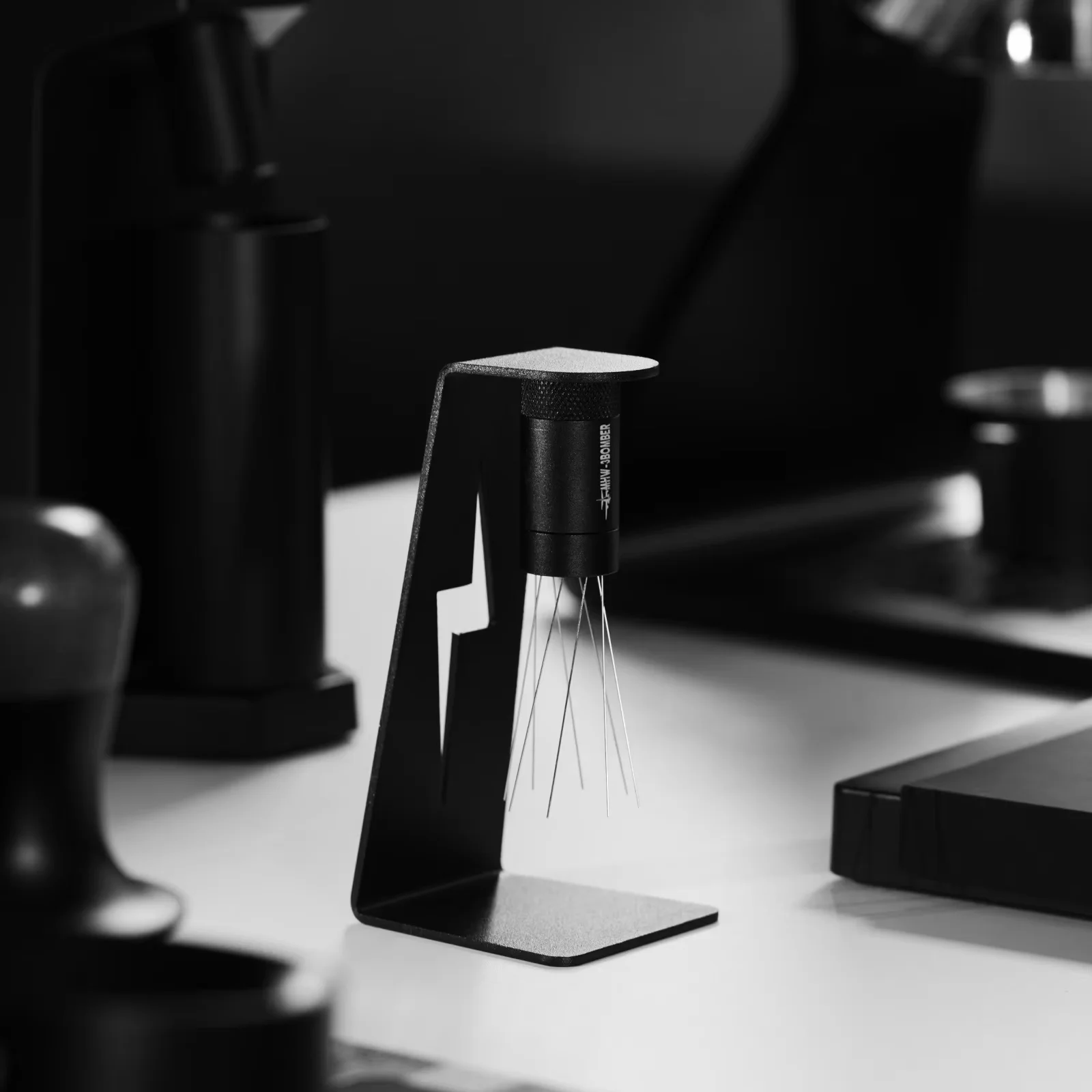 MHW-3BOMBER WDT 도구 에스프레소 분배 도구(자석 스탠드 포함), 조정 가능한 ... - 5