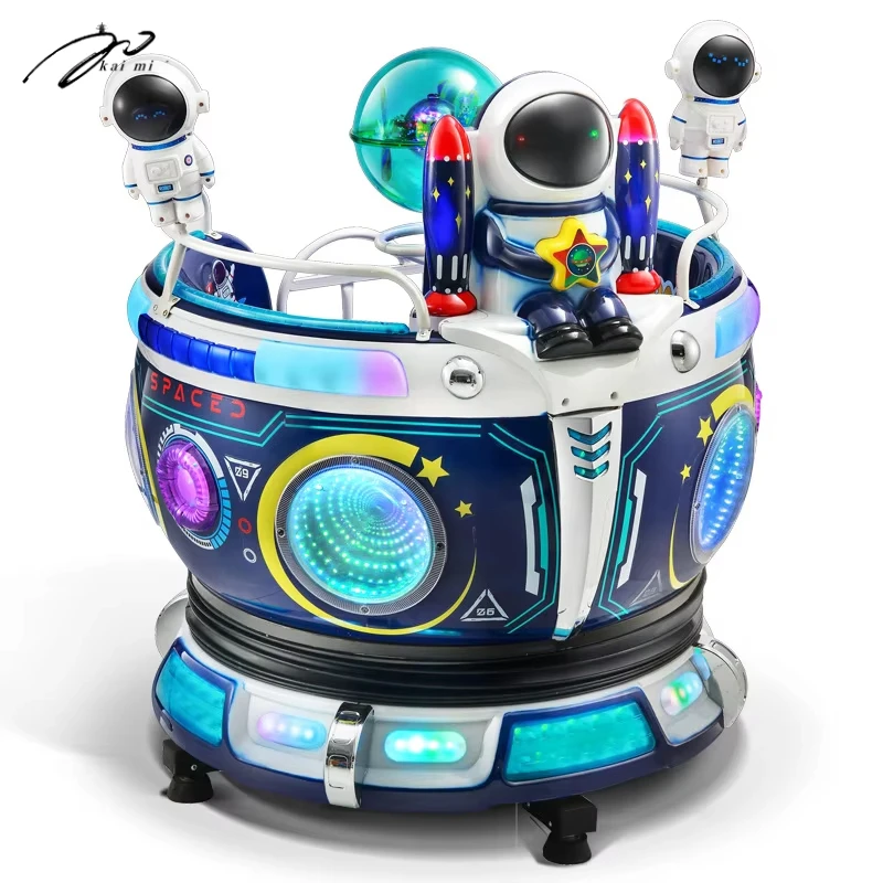 

Игровая машина Carrousel Kiddie Rides, вращающаяся на 360° видеокамера с монетоприемником, электрическая качающаяся машина для развлечений