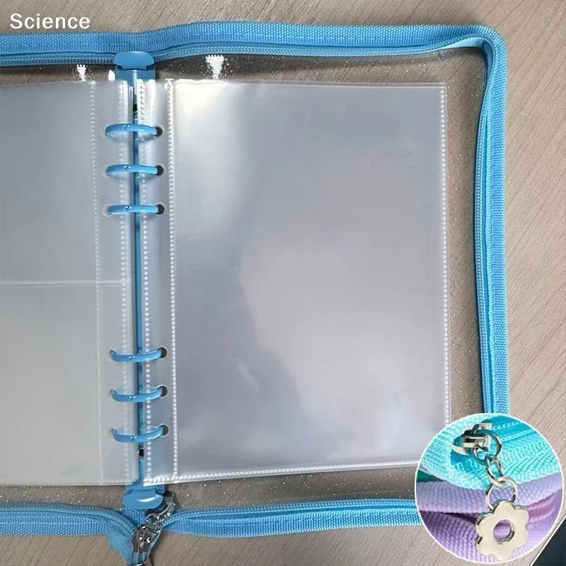 A5 Size Glitter PVC Sticker Album Loose-leaf Notebook Photo Album Case For Instant Camera Star Collection Album