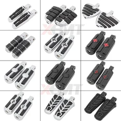 Motorcycle Front & Rear Foot Pegs Footrests For Honda Magna 750 Shadow VLX600 VLX 600 Deluxe Rebel 250 VT1300 Fury Footboards