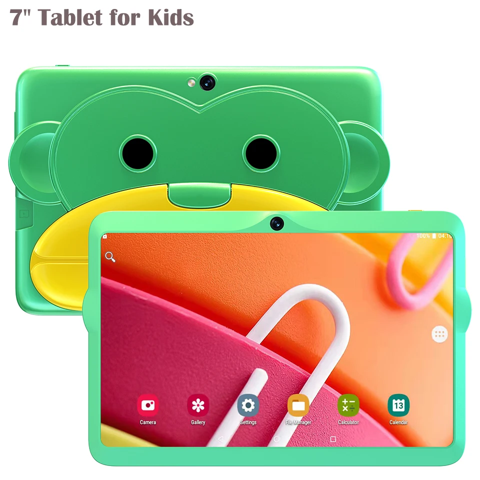 Kids Tablet Android11 7 Inch Learning Tablet for Kids Toddler Tablet Wifi 32GB Education Toys Gift for Children HD Dual Cameras