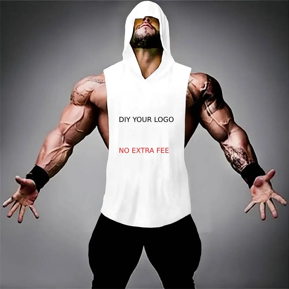 

DIY Customized Clothes Solid Hoodie Male Sleeveless Sweatshirt Men Clothing I Love my Girlfriend Love and Deepspace Squid Design