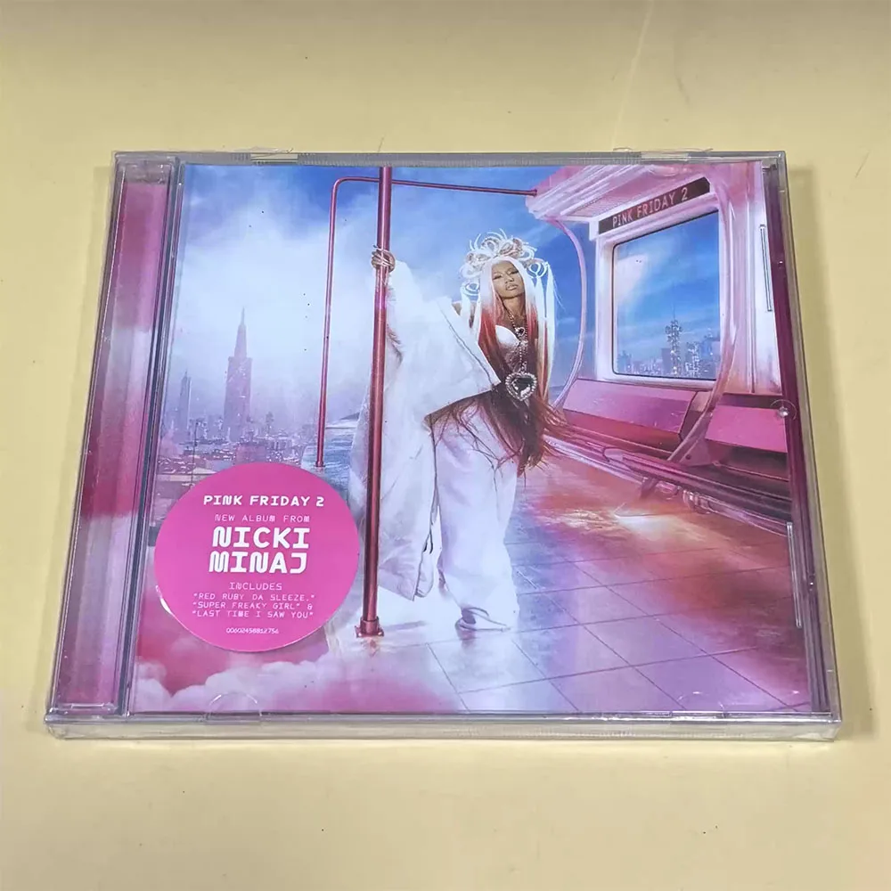 CD 'Pink Friday 2' Hip-Hop Pop Rap, album physique complet, idéal pour la collection et l'écoute à domicile, disque de collection pour rappeurs
