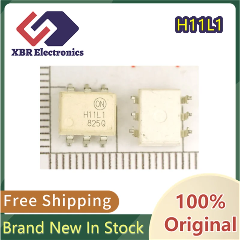 (20/50 pieces) H11L1SR2M Silkscreen H11L1 SMD SOP-6 Optocoupler White Schmitt Trigger Brand New Original