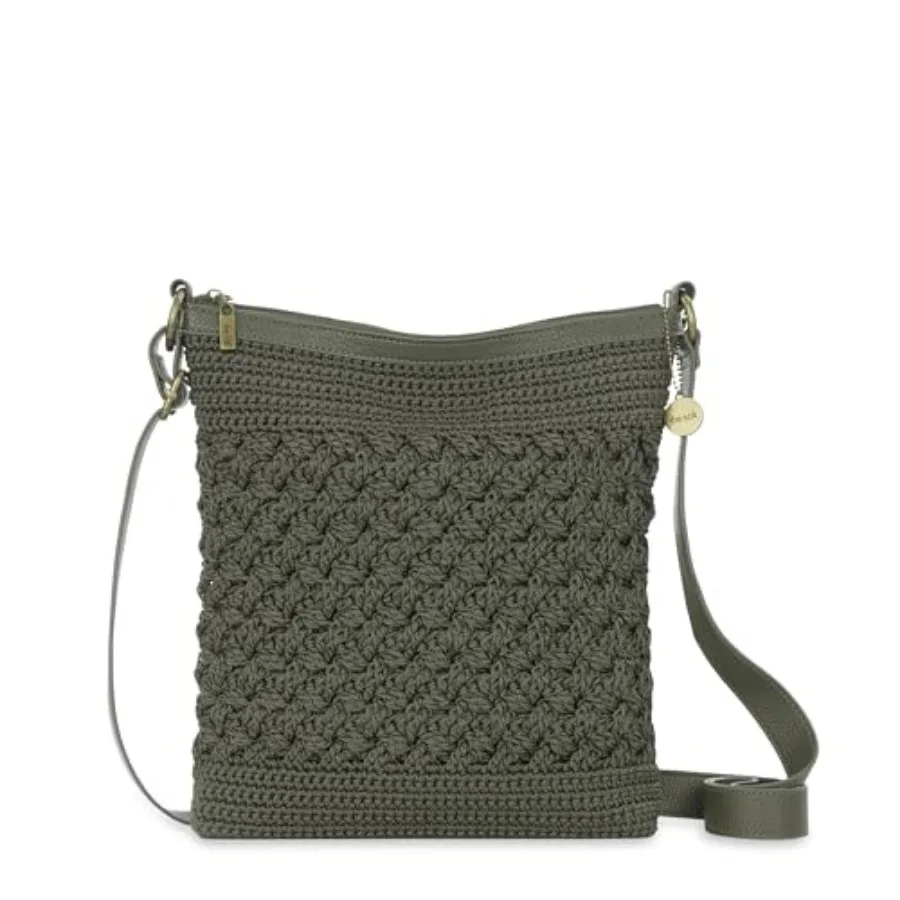 

The Sak Lucia Crossbody Bag in Crochet, Convertible Purse with Adjustable Shoulder Strap