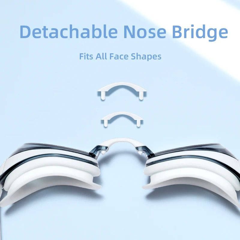 Aquaplay نظارات السباحة للكبار مادة السيليكون مقاوم للماء عدسات مضادة للضباب عالية الوضوح المهنية سباق الغوص