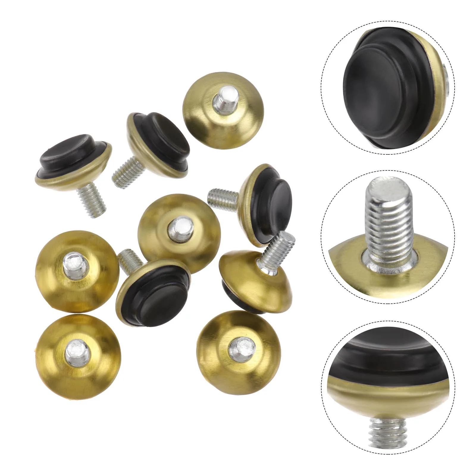 

10pcs Adjustable Furniture Foot Pad Leveler For Table Chair Desk Scratch Proof Floor Protector Furniture Leveling Leg Kit