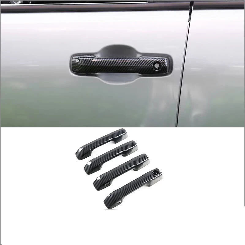 Para protetor de maçaneta de porta para Toyota Tacoma 24 moldura de decoração de maçaneta de porta