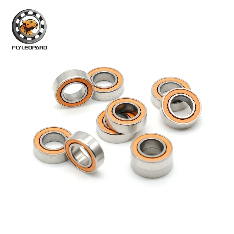 1pcs SMR137-2RS 7x13x4mm Stainless Steel Hybrid Si3N4 Ceramic Ball Bearing Fishing Gear SMR137RS ABEC-7