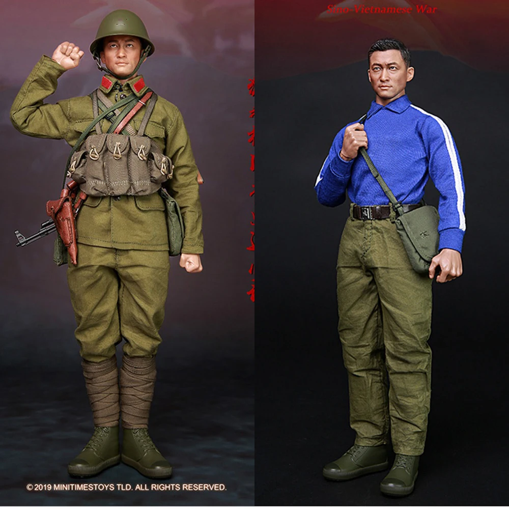 Auf Lager Mini Zeiten Spielzeug 1/6 mt m015 pla sino vietnam ischen Krieg Süd Xinjiang Wache bewegliche männliche Soldat Action figur Modell Spielzeug