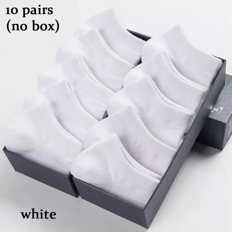 10 Paare/los Männer Boot Socken Sommer Herbst Atmungs Mode Nicht-slip Silikon Unsichtbare Baumwolle Socken Männliche Söckchen Hohe Qualität – Detail 5