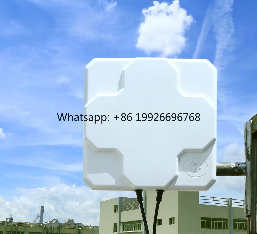 Model 2312 Outdoor Directional 2.4G Wireless Router 698-2700MHz 18DBI Gain Dual Polarization Flat Panel Antenna