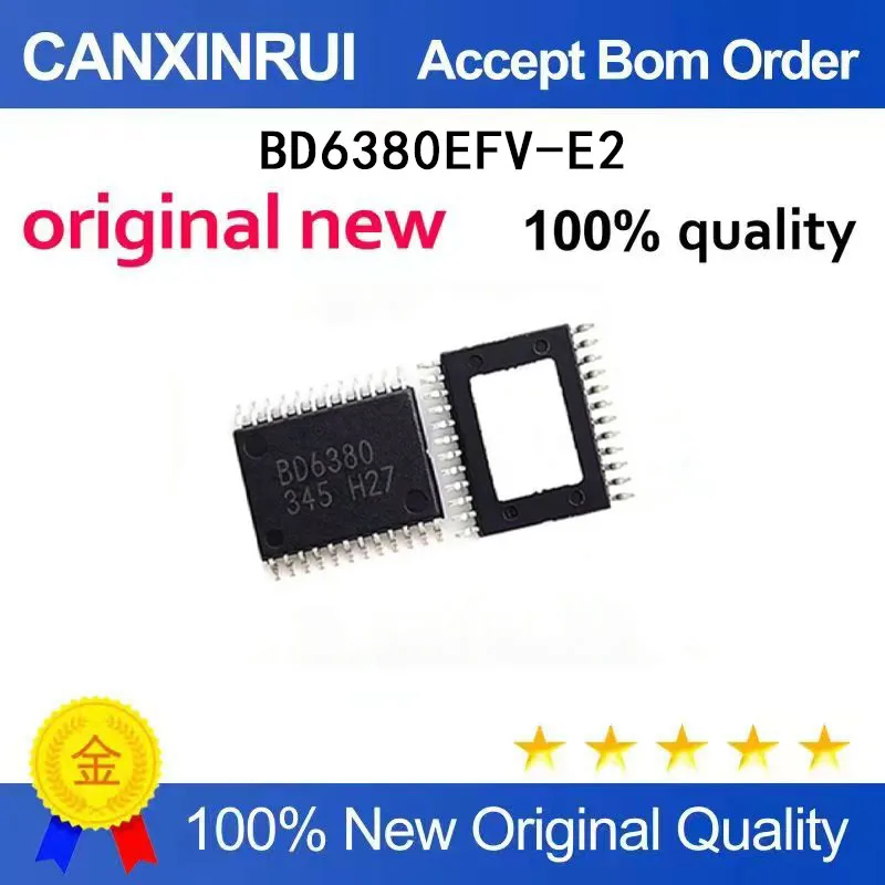 

(5-100 Pieces) Brand new original BD6380EFV-E2 BD6380 package HTSSOP24 5.5V motor driver chip