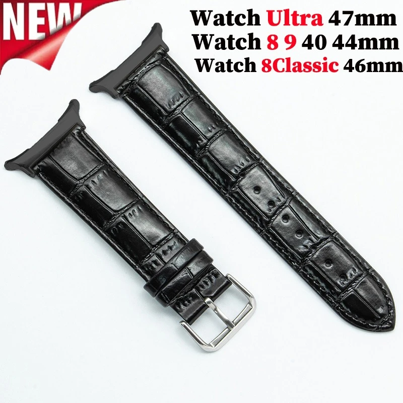 Für Samsung Galaxy Watch Ultra2 2026 Watch 8 9 40mm 44mm Klassisches Nahtloses Armband Schnellverschluss Unisex Lederarmband
