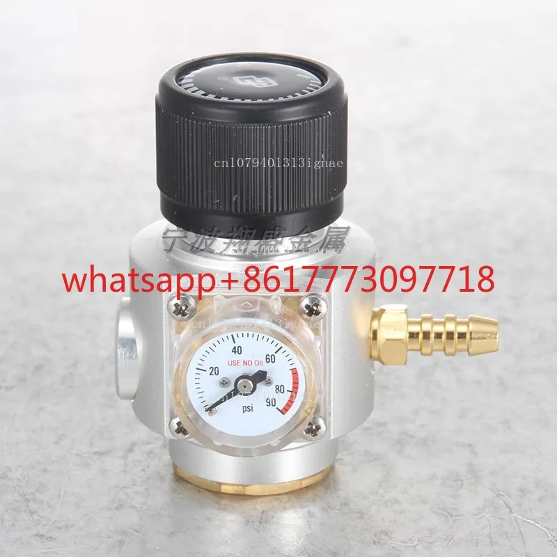 CO2 gas meter 21 * 4 screw tooth pressure reducing valve adjustable pressure