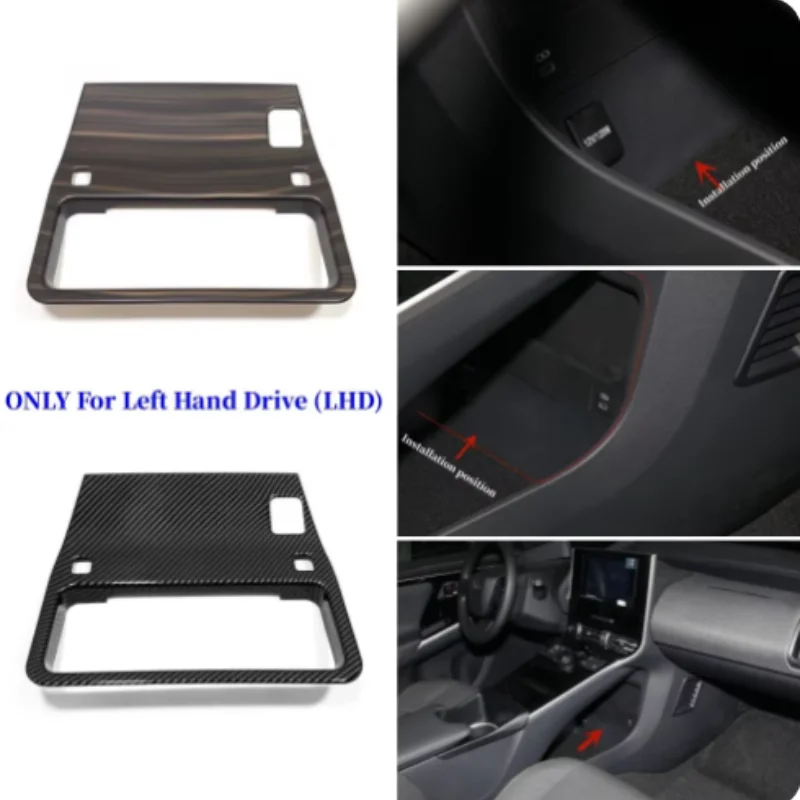 

For Toyota BZ4X EA10 2022 2023 ABS Car Interior Gear Box USB Panel Decorative Frame Sequins Cover Sticker Protection Accessories