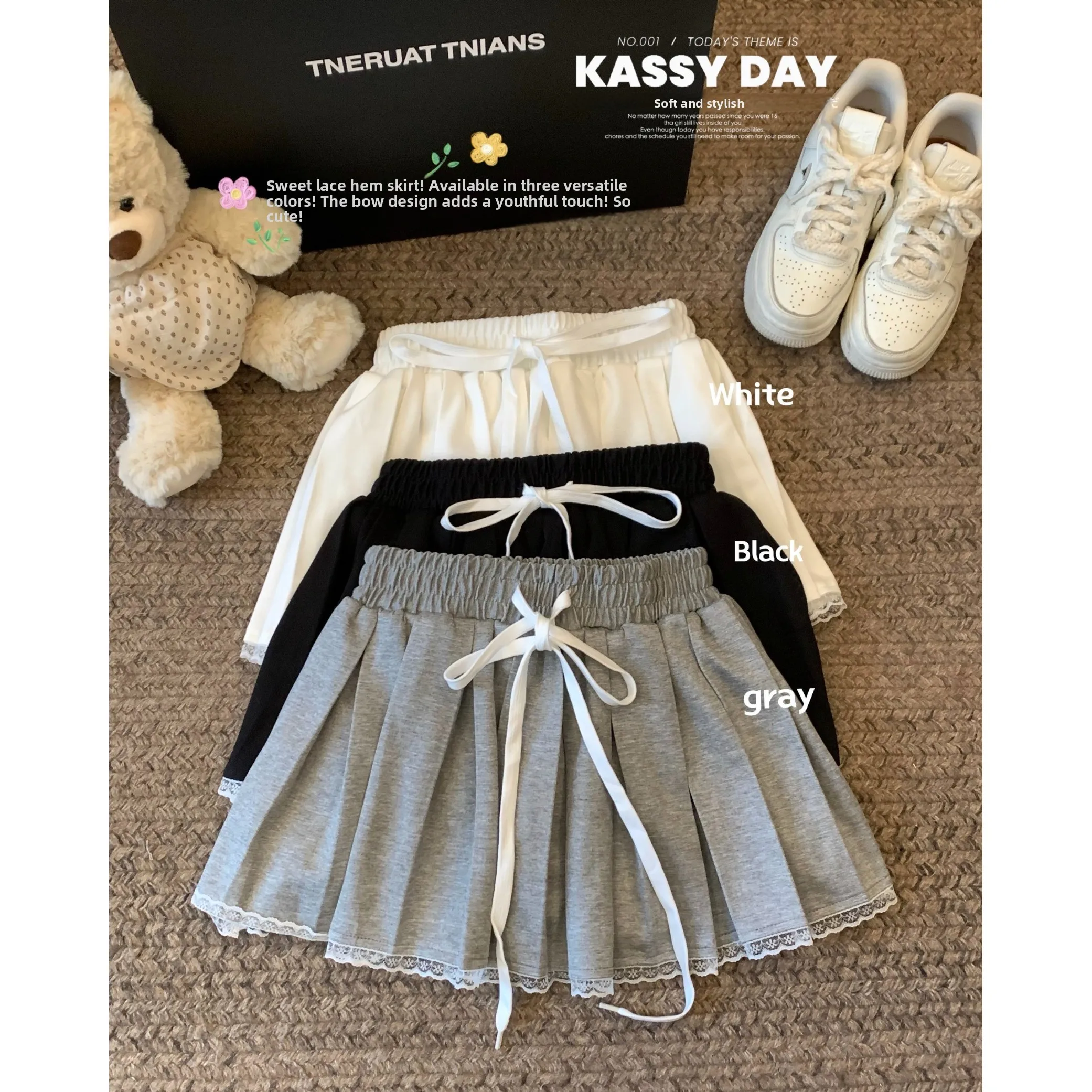 

High Waist Lace Skirt for Women Prevent Exposure plus Size Ballet Sle Spring Autumn New Arrival Slimming ort Skirt