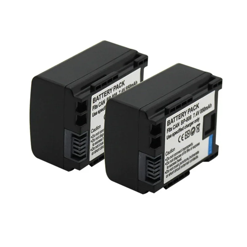 BP-808 BP808 BP 808 Battery +Charger for Canon BP-827 BP-819 BP-809 FS10 FS11 FS100 FS200 FS300 HF20 HF200 HF100 HG20 HG21 HFG10