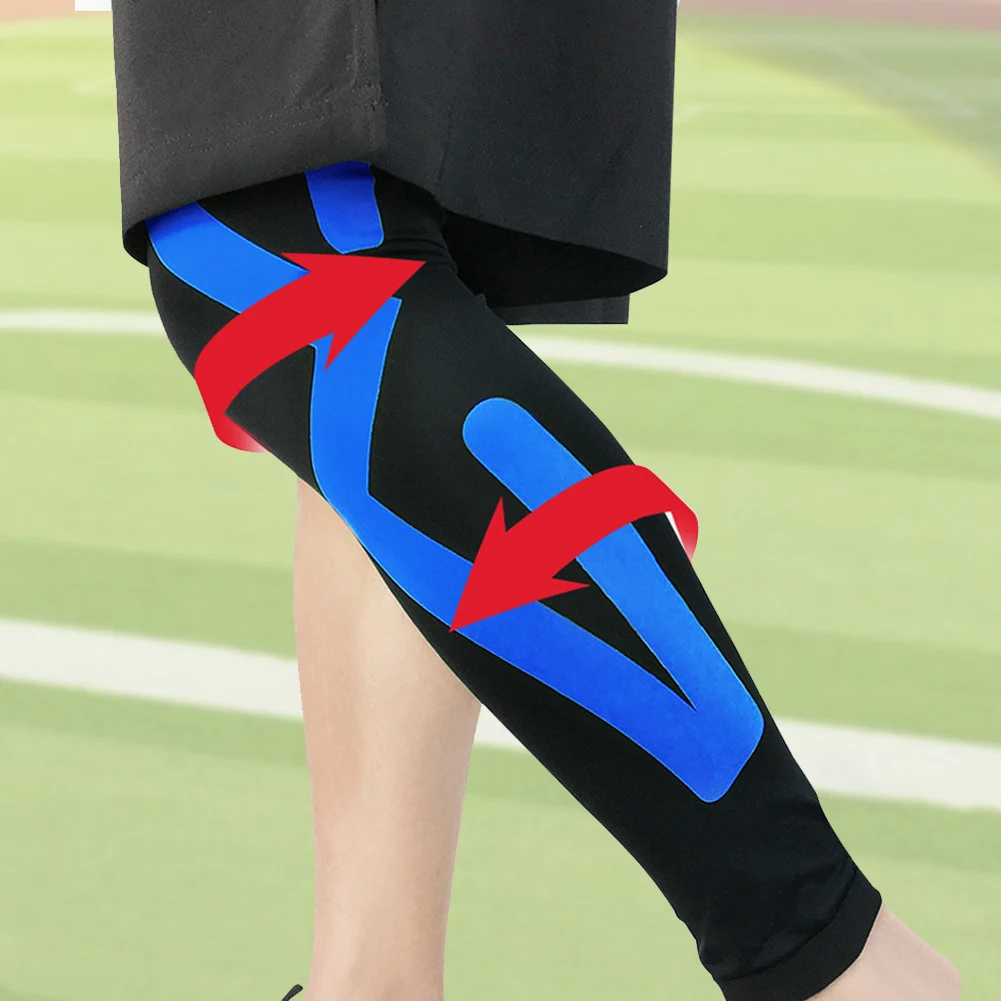 كامل الساق ضغط كم طويل الركبة الأقواس المضادة للانزلاق الساق دعم حامي الركبة استقرار هدفين لالتهاب المفاصل الأوتار