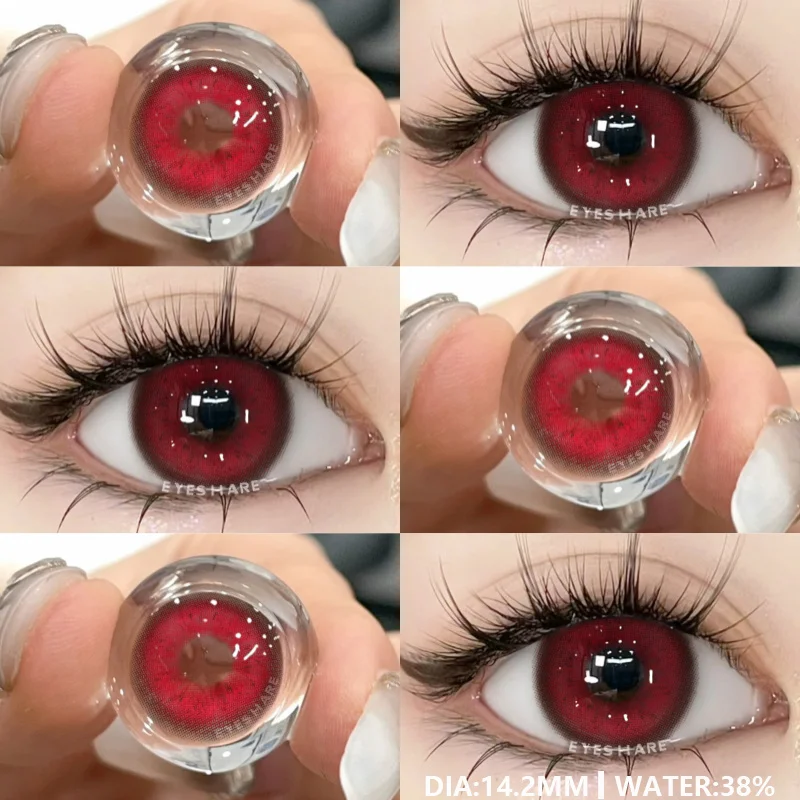 EYESHARE 1Pair New Colored Contact Lenses for Eyes Natural Contact Lenses Blue Eye Lens Green Lenses Yearly Brown Eye Contacts