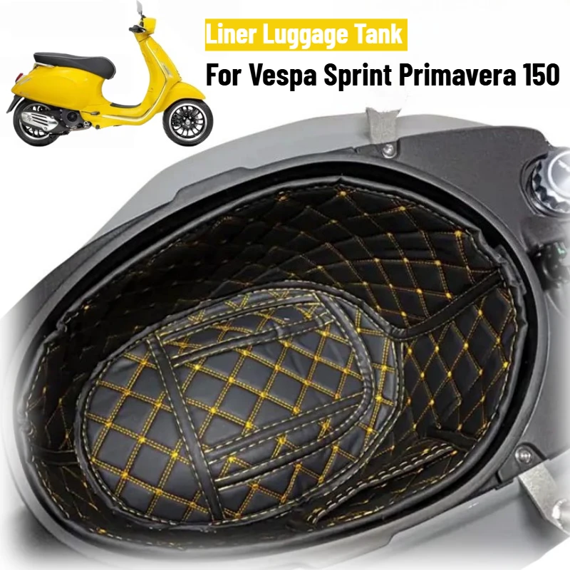 

For Vespa Sprint Primavera 150 Motorcycle Seat Bucket Pad Storage Box Liner Luggage Tank Cover Accessories