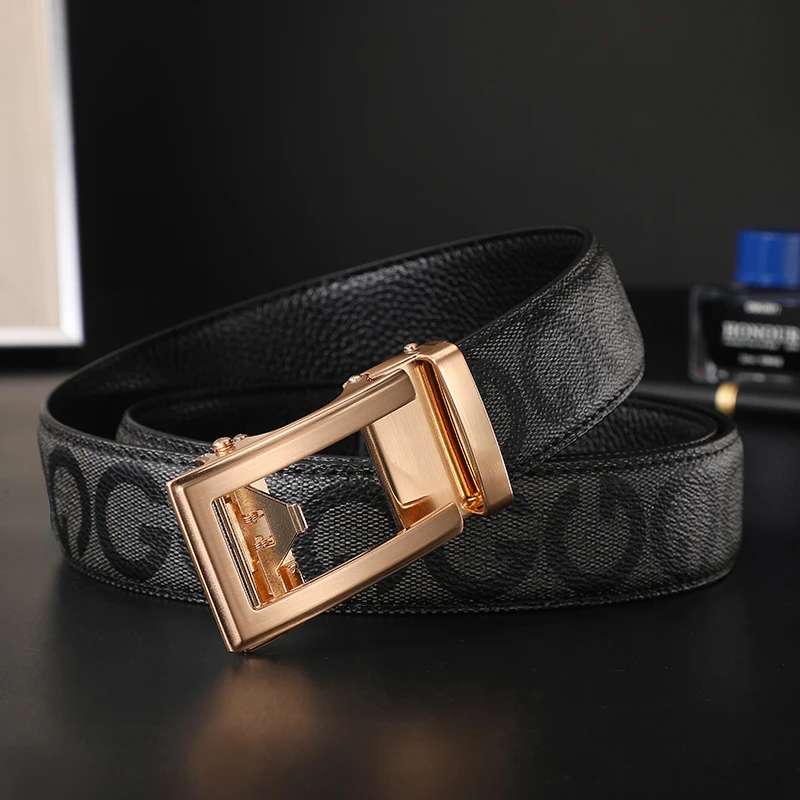Высокое качество 3,4 см кожаный деловой мужской ремень люксовый бренд дизайнерские знаменитые ремни для мужчин джинсовый ремень мужской ремень с пряжкой