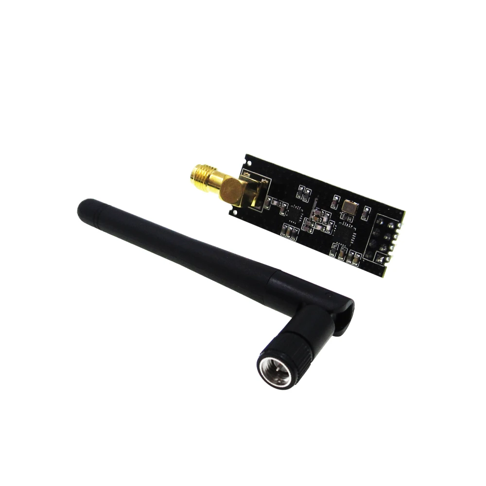 1 ชิ้นโปรโมชั่นพิเศษ 1100 เมตร NRF24L01 + PA + LNA โมดูลไร้สาย 1100 เมตร (พร้อมเสาอากาศ)