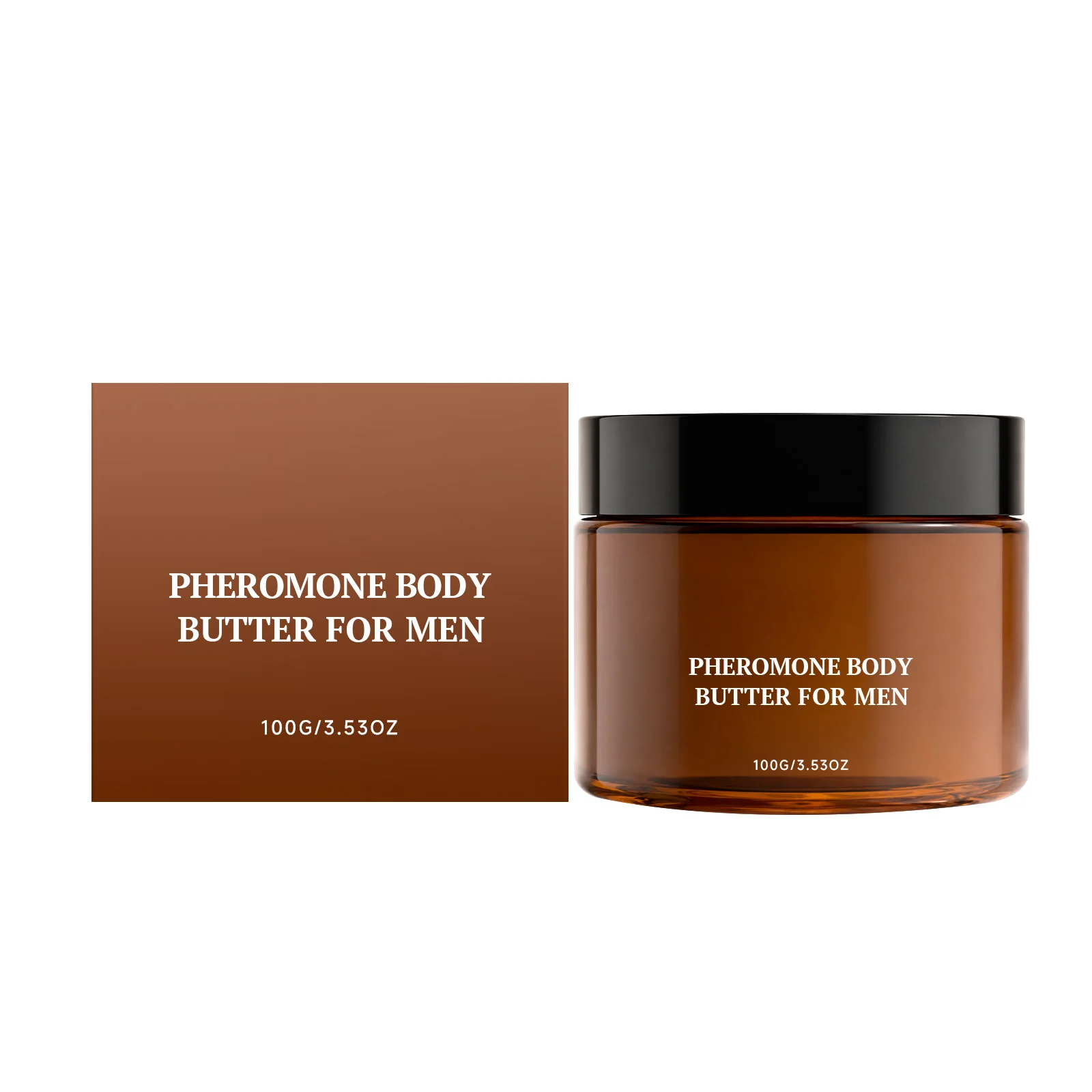 Pheromone Body Butter For Men Moisturizing Cream Gentle Soothe Dryness Enhance Skin Softness Long Lasting Hydrate Fast Absorbing - view 2