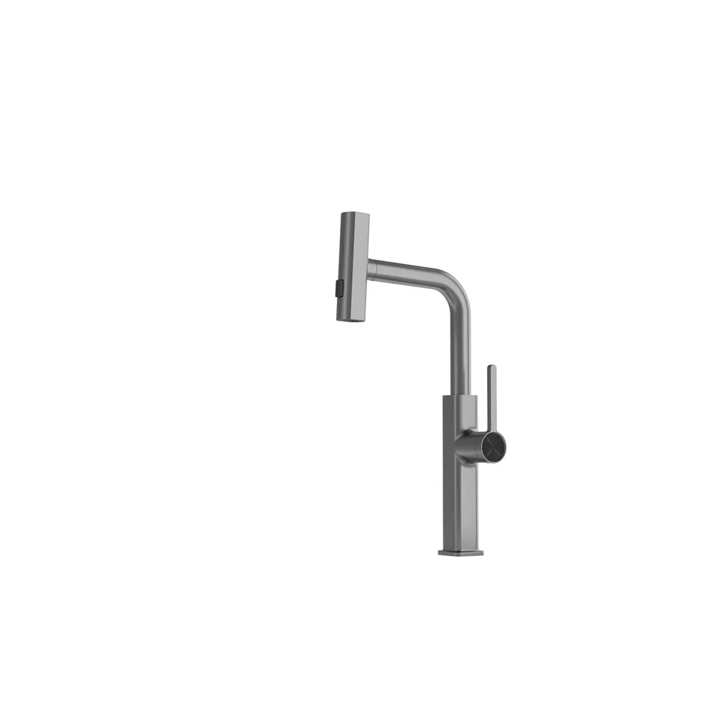 Single Hole Zinc Body Brass Core Modern Design Bathroom Faucet Hot Cold Water Mixer Tap Waterfall Basin Faucet