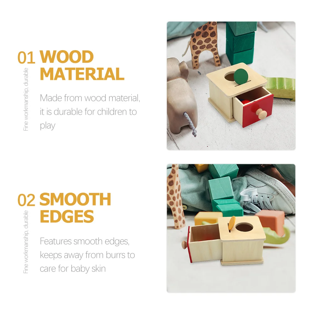 ชุดกล่องไม้มอนเตสซอรี่ 1 ชุด ของเล่นเสริมพัฒนาการทางประสาทสัมผัสสำหรับเด็ก ของขวัญสำหรับเด็ก ช่วยพัฒนาการสังเกตและตรรกะ