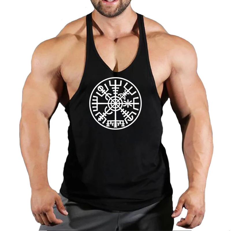 2023 Summer Y Back Men Clothing Tank Tops Black White Gray Gym Singlets Sleeveless Fitness Men Vest Casual Bodybuilding Vest New