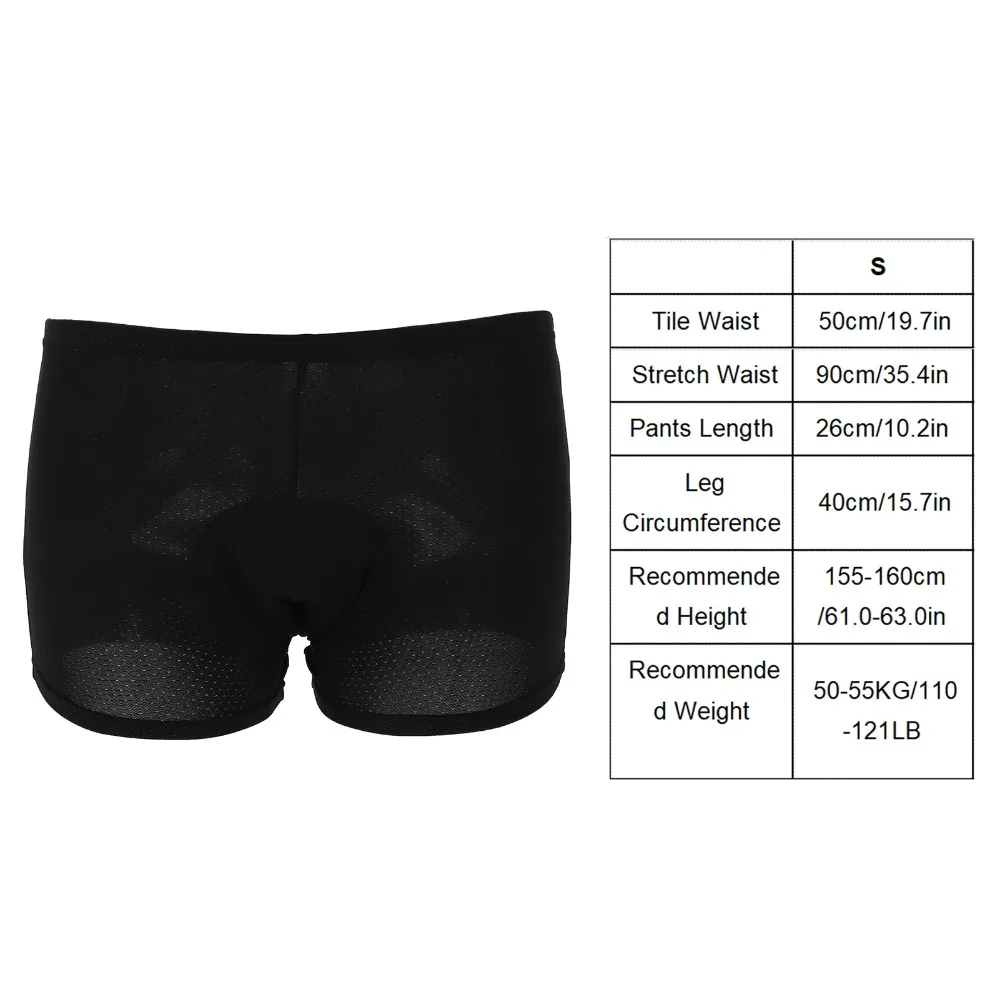 Culotte ciclismo acolchado 3D gel sílice transpirable para hombre - imagen 4