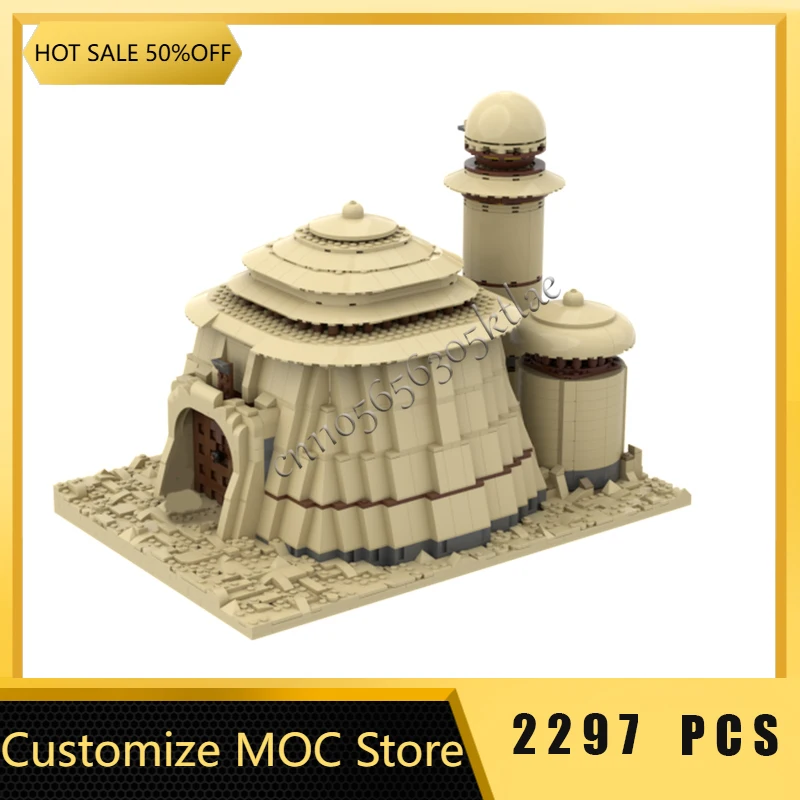 

NEW 2297 PCS Customize Brick Boba Jabba's Palace playscale Building Block Model Children Education Assembly Toy Birthday Gifts