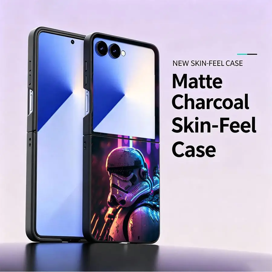 Stars Mandalorians W-Wars Case for Samsung Galaxy Z Flip8 ZFlip3 Z Flip 7 6 5 8 ZFlip7 FE ZFlip4 ZFlip5 ZFlip6 Phone Funda