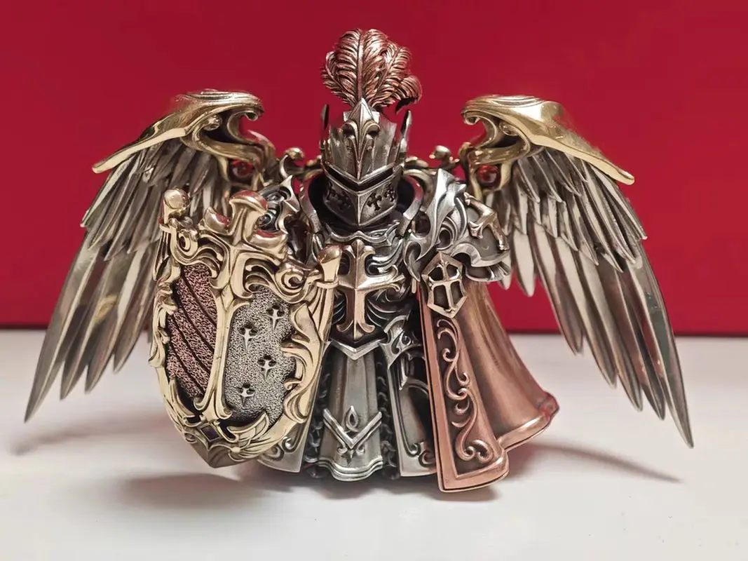 

Новый аутентичный орнамент Паладин, большая коллекция игроков, металлический мужской крест в стиле милитари, настольный орнамент, съемный наконечник