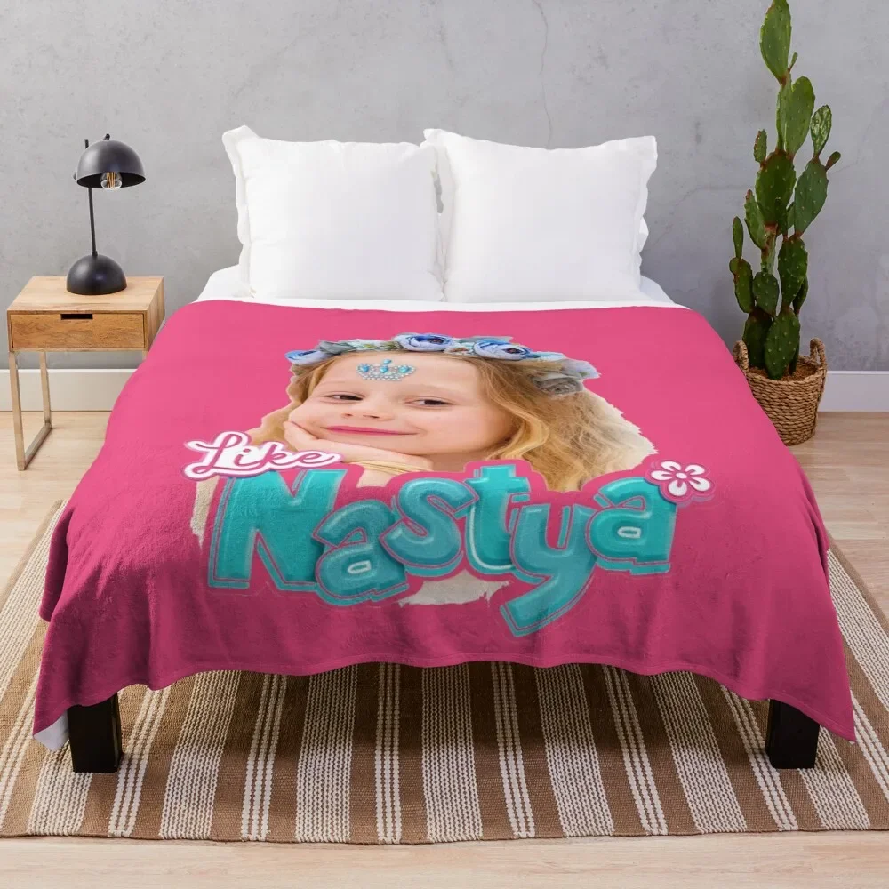 Como Nastya Girl Throw Blanket, Piquenique Quilt, Camas Decorativas, Luxo