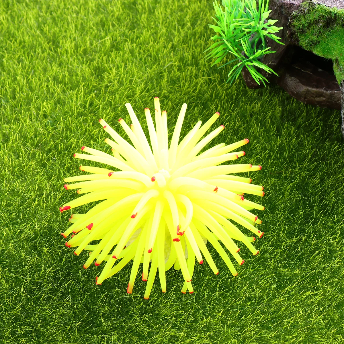 

Simulation Coral Yellow Aquarium Ornament For Fish Tank Landscaping Decoration Mini Crafts Coral Reef Habitat Vivid