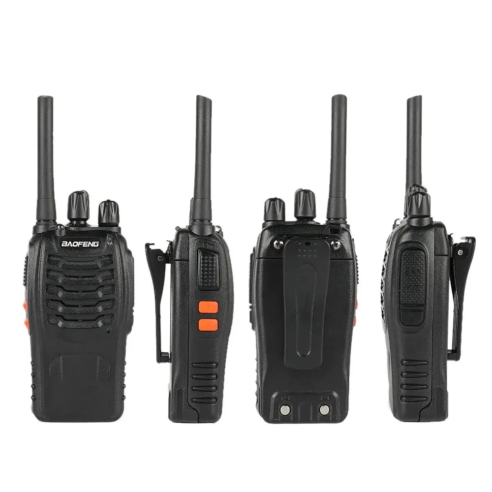 Imagem -06 - Transceptor de Rádio Bidirecional Portátil Walkie Talkie com Fone de Ouvido 1500mah 0.5w Pcs Baofeng-bf88e Pmr446mhz